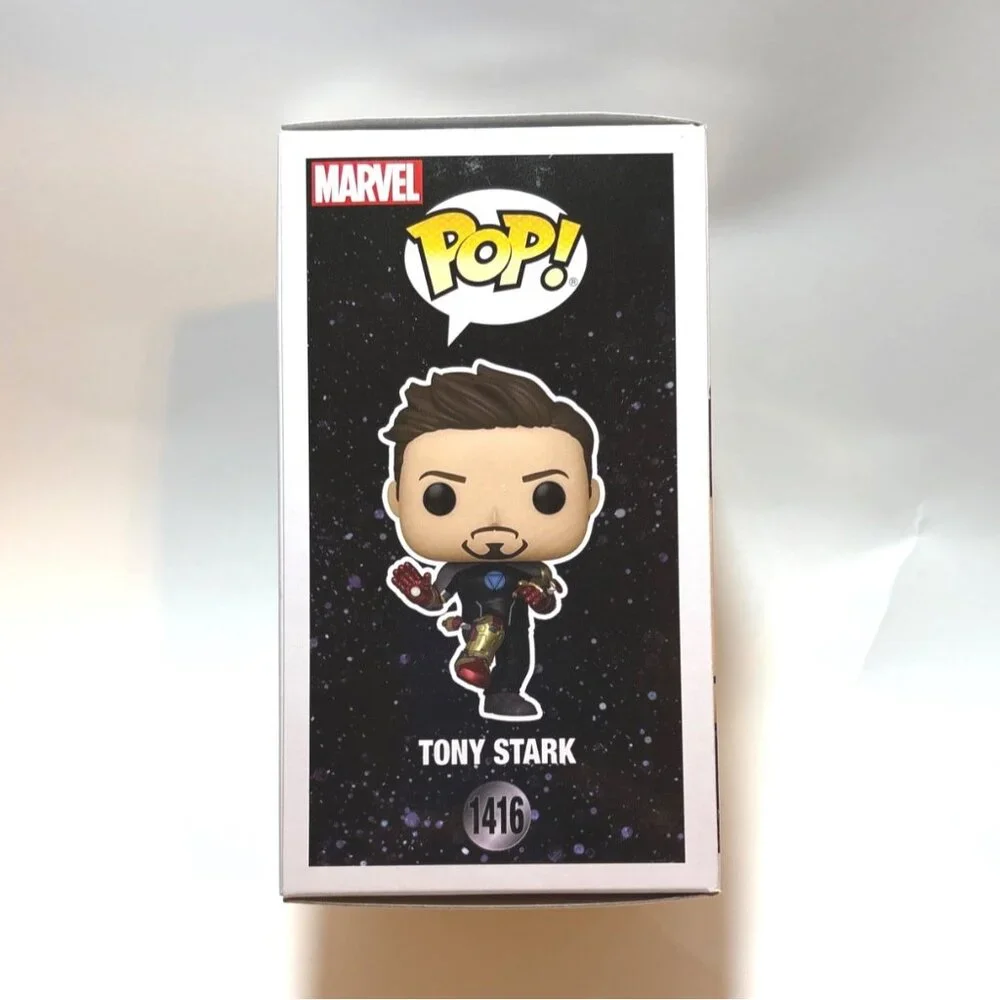 Funko Pop Marvel Tony Stark #1416 Glow In The Dark Exclusive Bobblehead Vinyl Fi